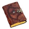 Hocus Pocus Book of Spells Evil Eye Leather Diary Notebook Leather Journal