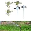Thread Rotating Rocker Sprinkler Adjustable Automatic Impact Sprayer for Lawn Garden Yard Irrigation