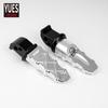 Motorcycle Accessories Aluminum Rear Foot Pegs Rests Passenger Footrests for Yamaha YZF R3 R25 R6 R1