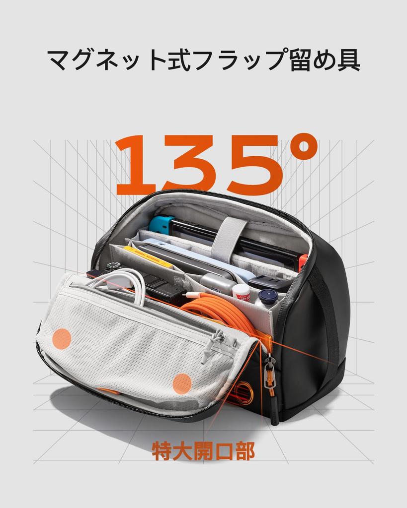 Сумка-слинг через плечо, регулируемый органайзер через плечо, водонепроницаемый, электронные аксессуары, открывающиеся для коротких общественных мест, для женщин и мужчин, унисекс, черный