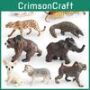 Wolves Leopards Pvc Wild Animal Models With Static Figures For Educational And Creative Play