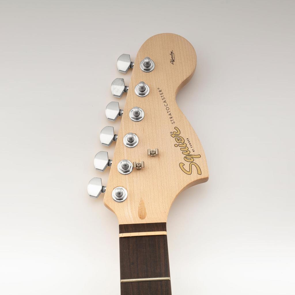 Musiclily Pro Guitar Square for Electric Chrome 6-in-line 1-pin Tuners, (SQ) Stratocaster/Telecaster Guitars,