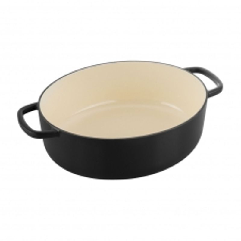 Ballarini Bellamonte Cocotte Oval Cast Iron Pan 29cm Black (Tax Included)