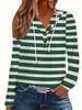 Plus Size Zebra Print Women's Hoodie with Drawstring Waist - Long Sleeve, Casual, Loose Fit.