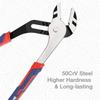 10-Inch  Joint Pliers, Adjustable Water  Pliers In CRV Steel For Home , Gripping, Bolts, Pipe & Fittings