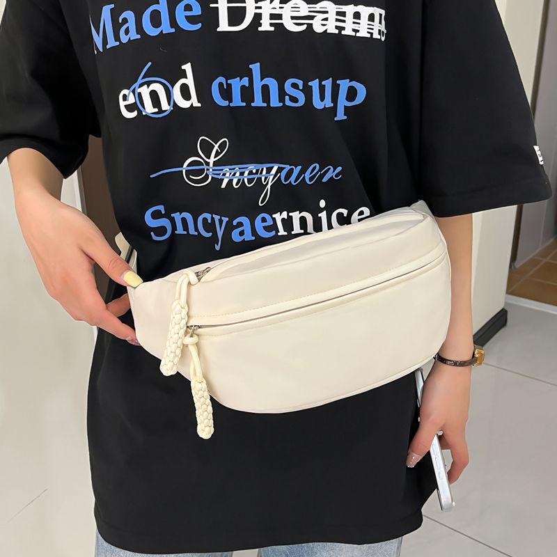 Трендовая универсальная сумка кроссбоди 2025 - Стильная нагрудная и спортивная поясная сумка большой вместимости для студентов