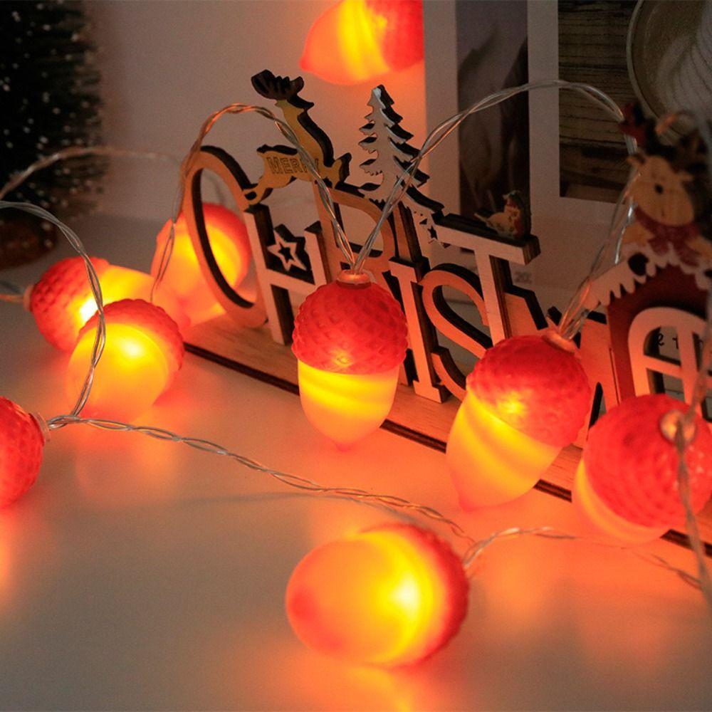 Flashing Lights Christmas Decorative Lights Simulation Decorative Lantern String  Shoot