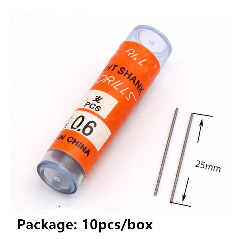 10 шт. 0,5-4 мм высокоскоростные стальные спиральные сверла с прямым хвостовиком, электрические вращающиеся электроинструменты для дерева, металла, формы «сделай сам», сверлильная пластина, деревообработка, высокая