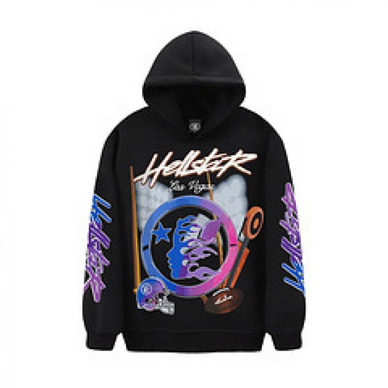 2025 Winter Oversized Hoodie Men Women Letter Print Fleece Sweatshirt Casual Streetwear