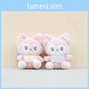 Charming Fluffy Small Fox Plush Keychain Doll With Soft Pp Cotton Filling For Bags
