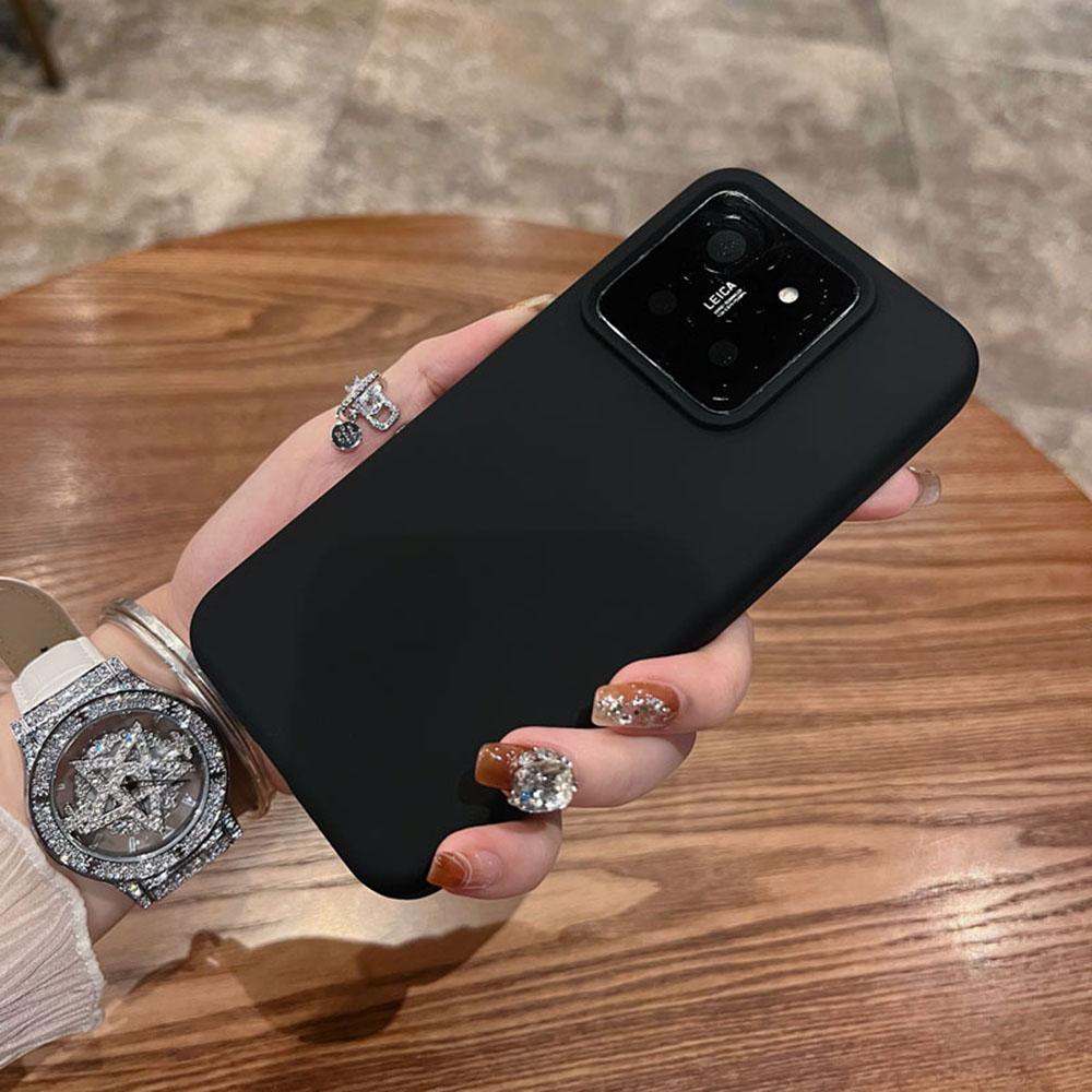 Для Xiaomi 14 Чехол Приятный на ощупь Жидкий Силикон+ПК Чехол для телефона