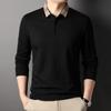 Autumn New Men's Lapel Long-sleeved Polo Shirt Men's Business Fashion Casual