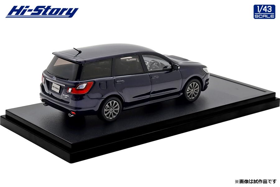 Interallied Hi Story 1/43 Subaru Exiga 2.0GT (2008) Dark Amethyst Galaxy Finished Model HS518PP