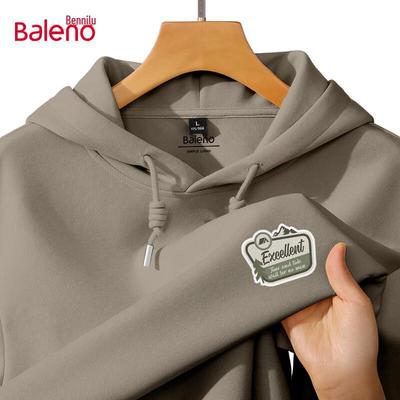 Мужская толстовка с капюшоном Baleno, стиль кампус, свободный крой