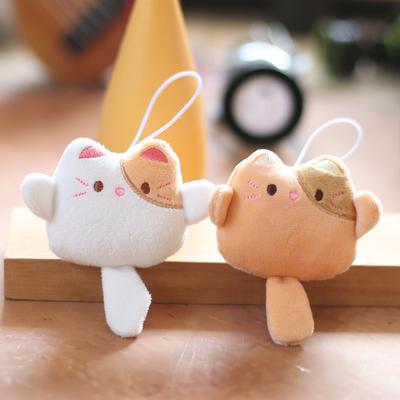 Милый милый котенок кулон плюшевая игрушка кукла мини 3-дюймовый котенок школьный портфель подвесное украшение брелок