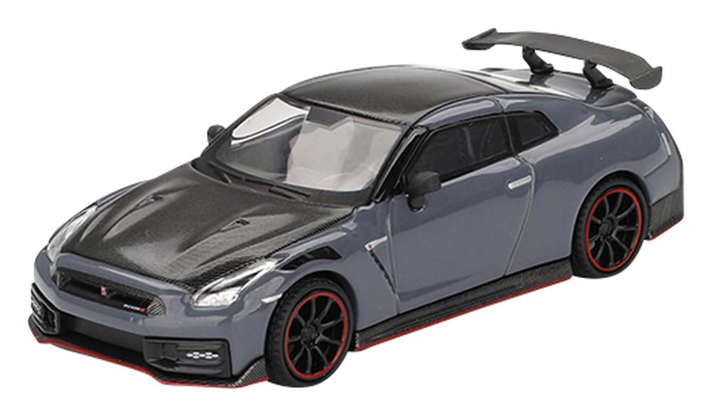 MINI GT Scale Nissan Nismo 2024 NISMO Stealth Gray Finished Product 1/64 GT-R (Left-Hand Drive) MGT00868-BL