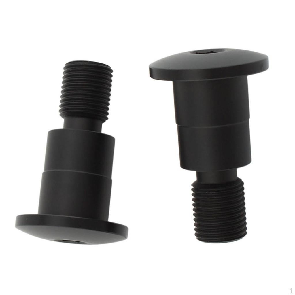 2 Адаптера для зеркал на руль мотоцикла Резьба M16 Детали из алюминиевого сплава Процесс ЧПУ