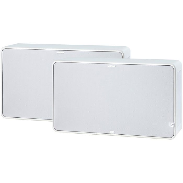 Enceintes Surround Jamo D500 Sur Blanc - Haut-parleurs Tridirectionnels Certifiés THX