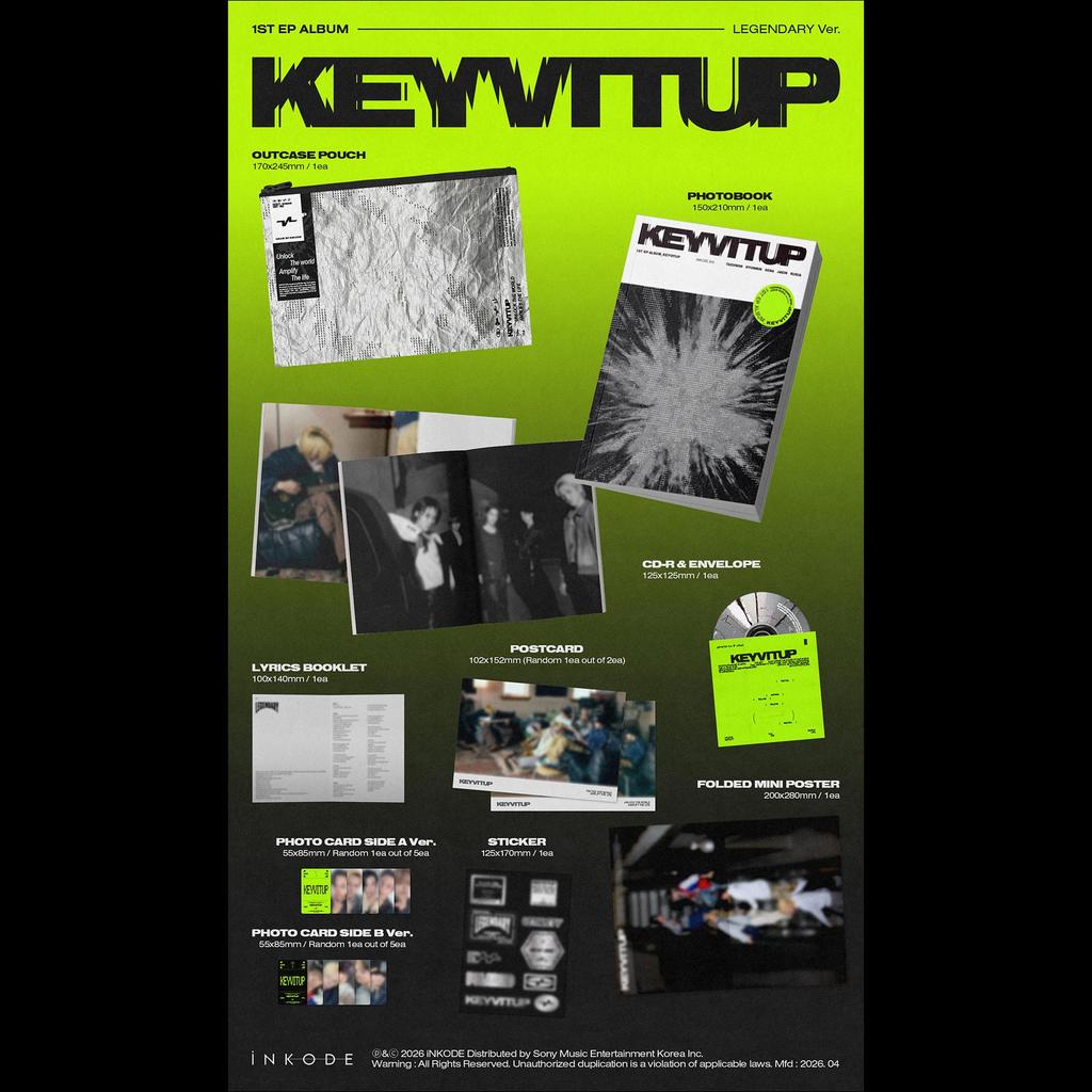 [Предзаказ] KEYVITUP [KEYVITUP] Фотобук версия. Альбом (KEYVITUP Вер. & ЛЕГЕНДАРНАЯ Вер.)  + Бесплатный подарок