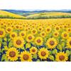 Yellow Sunflower Field Jigsaw Puzzle Flower Scenery 500 Pieces, Popular Korean Puzzle