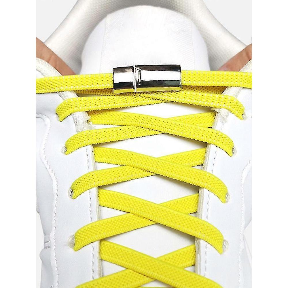 1pair Magnetic Shoelaces Buckle Lock,one Size,elastic Shoelaces For Kids And Adults