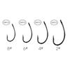 50 Pcs/lot Sea Offset Hook 2# 4# 6# 8# Carp Snap Fishing Single Barbed Hook Steel Fishing Bait Hooks Fishing Hook Set With Box