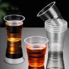 50Pcs Disposable Clear Plastic Cup Outdoor Picnic Birthday Kitchen Party Tableware Party Plastic Cups For Cold Drinks