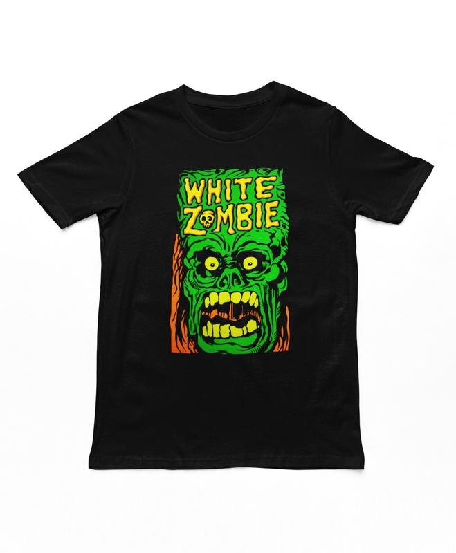 White Zombie Monster Yell Unisex T-Shirt Music Classic Rock Band Tee New Black