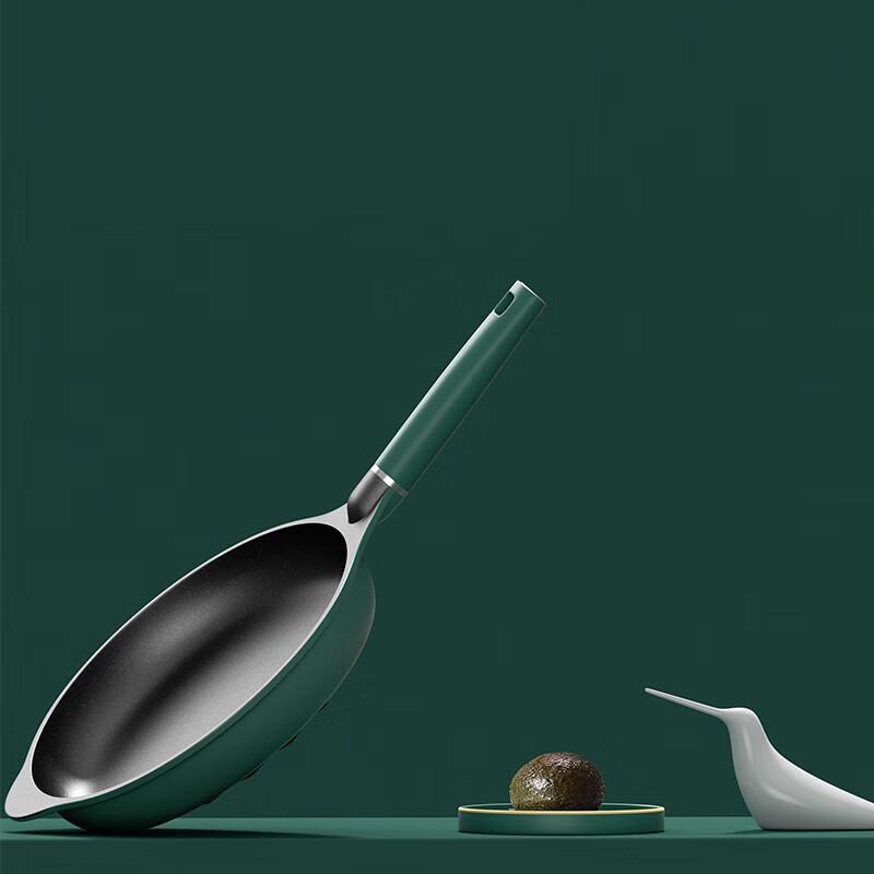 DStt Kingfisher Wok & Frying Pan 2-Piece Set