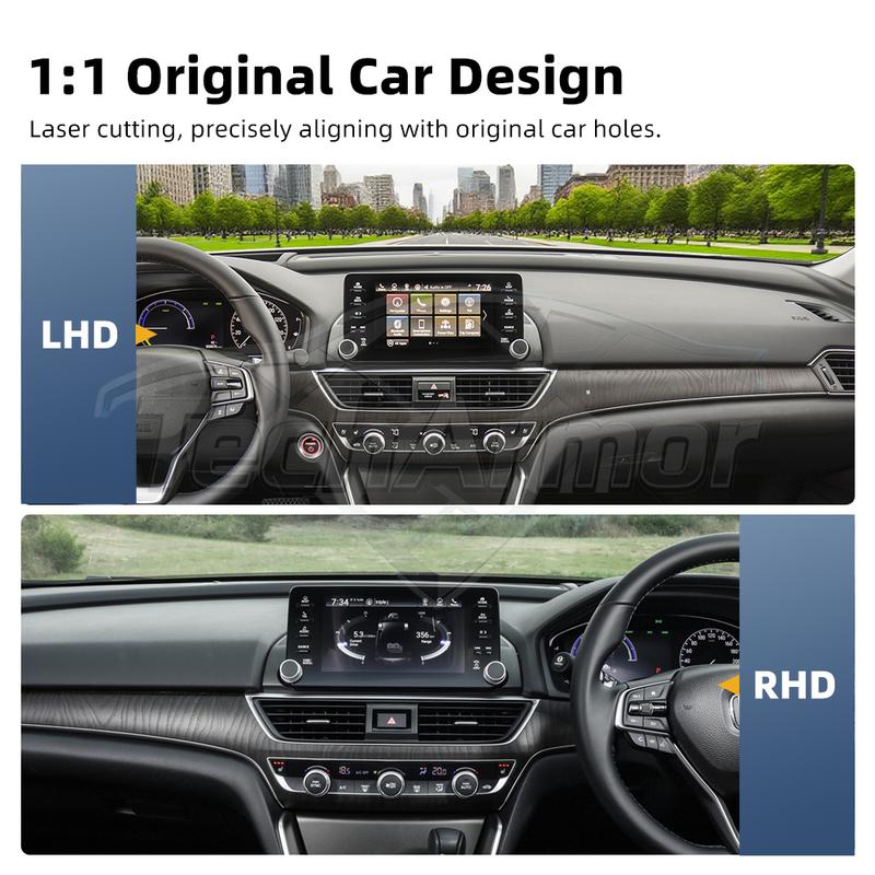 Car Dashboard Cover Pad For Honda Accord 2018- Sunshade Protector Anti-UV Dash Mats Non-slip Pads Auto Interior Accessories