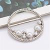 Scarf Ring Clip - T-shirt Ties Clips Clothes Corner Knotted Button For Women Fashion Metal Shirt Clip Buckle