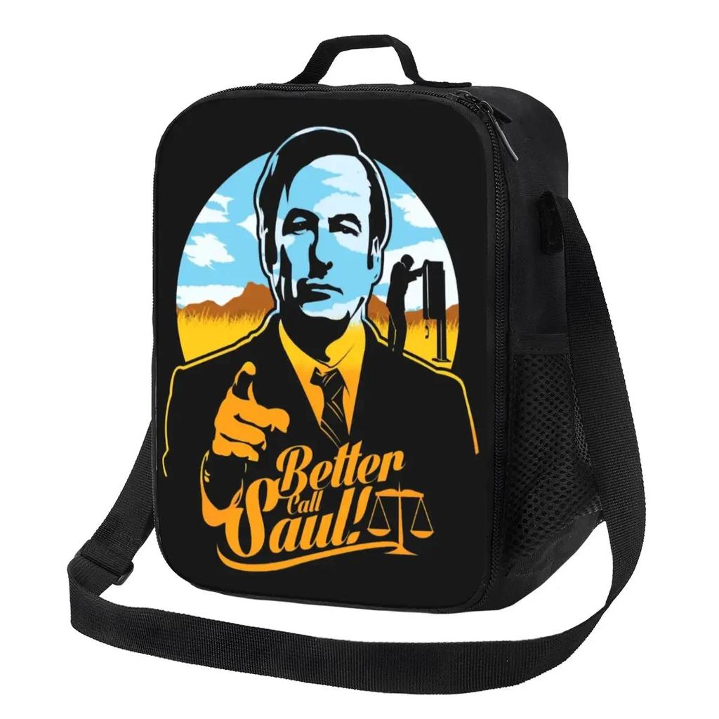 Breaking Bad Thermal Insulated Lunch Bag Women Heisenberg Tv Show Portable Lunch Tote for Outdoor Travel Bento Food Box