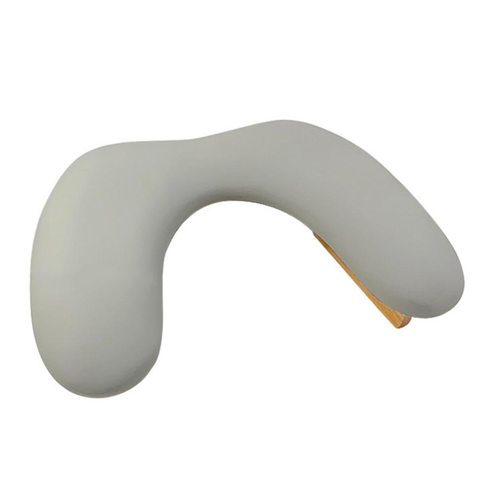 U-shaped Foldable Nail Pillow Wooden Base Manicure Hand Pillow Nail Accessories