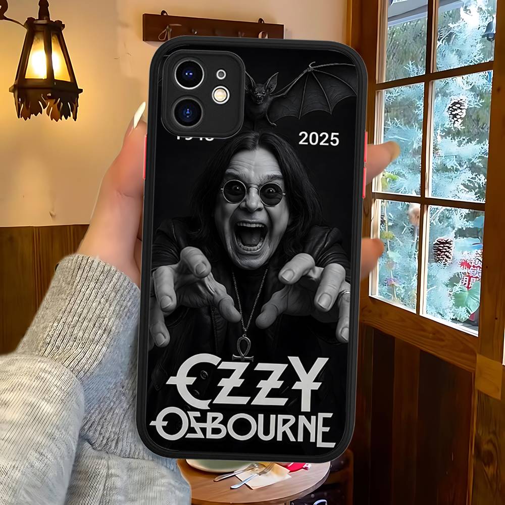 Чехол для телефона O-Ozzy Osbourne Band для iPhone 16 15 14 Plus 15 13 12 11 Pro Max X XS MAX Матовый чехол