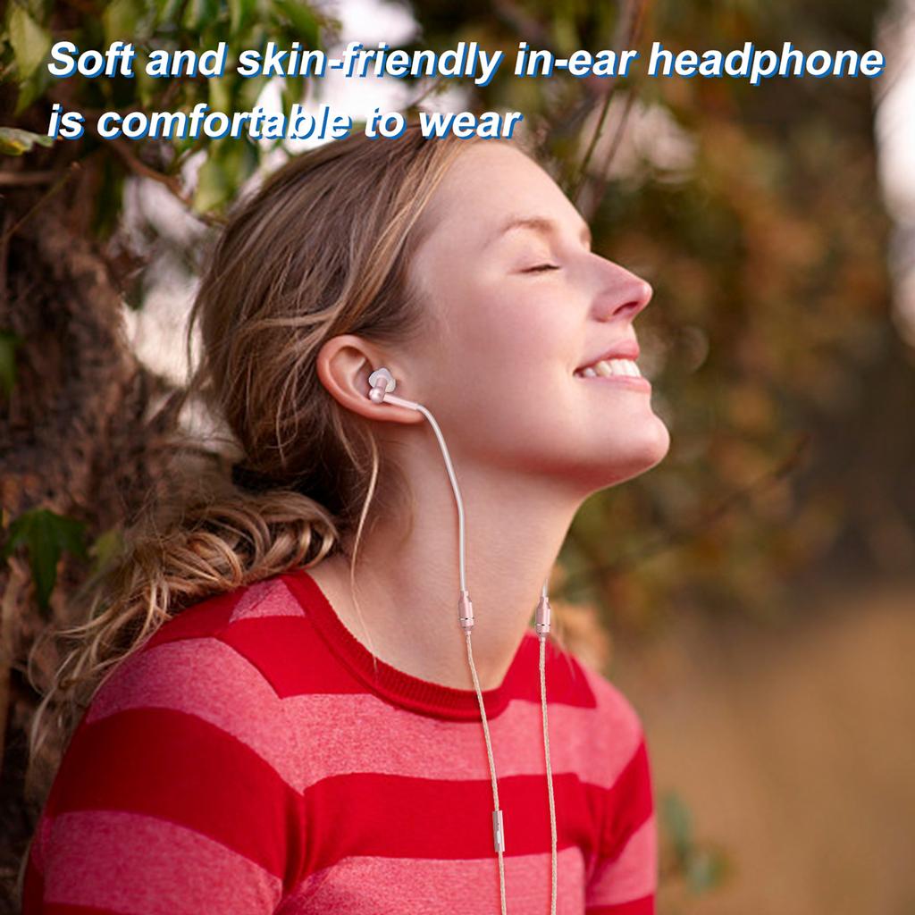 IBRAIN FC31 Air Tube Anti-radiation In-ear Headphones 3.5mm Wired Music Headset Radiation Free