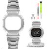 Модифицированный безель ремешка для часов G-SHOCK Casio DW-H5600 DWH5600 Bluetooth Пульсометр Корпус из цельной нержавеющей стали Браслет Цепочка