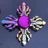 Gradient Rainbow Fidget Spinner Metal Alloy R188 Mute Bearing Hand Spinners Fingertip Gyro Stress Relief Toys For Kids Adult