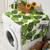 Nordic Microwave Dust Cover Tropical Plant Floral Green Leaf Oven Dust Cover Multi-functional Dustproof