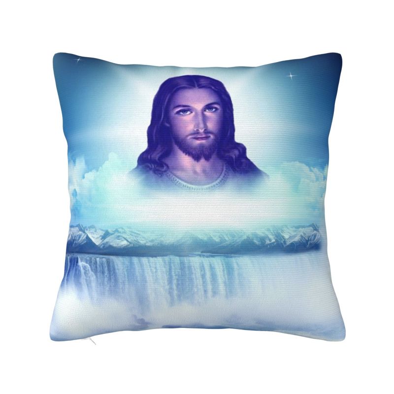 Virgin Mary Of Guadalupe Cushion Cover cm Soft Religious Art Throw Pillow Case Bedroom Decoration Bedding Sofa Pillowcase