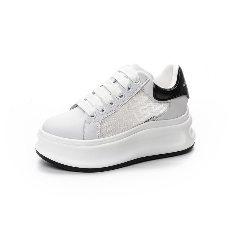 Thick Bottom Inner Height Increasing Small White Shoes Daddy Shoes Sports Casual Fashion Women's Shoes
