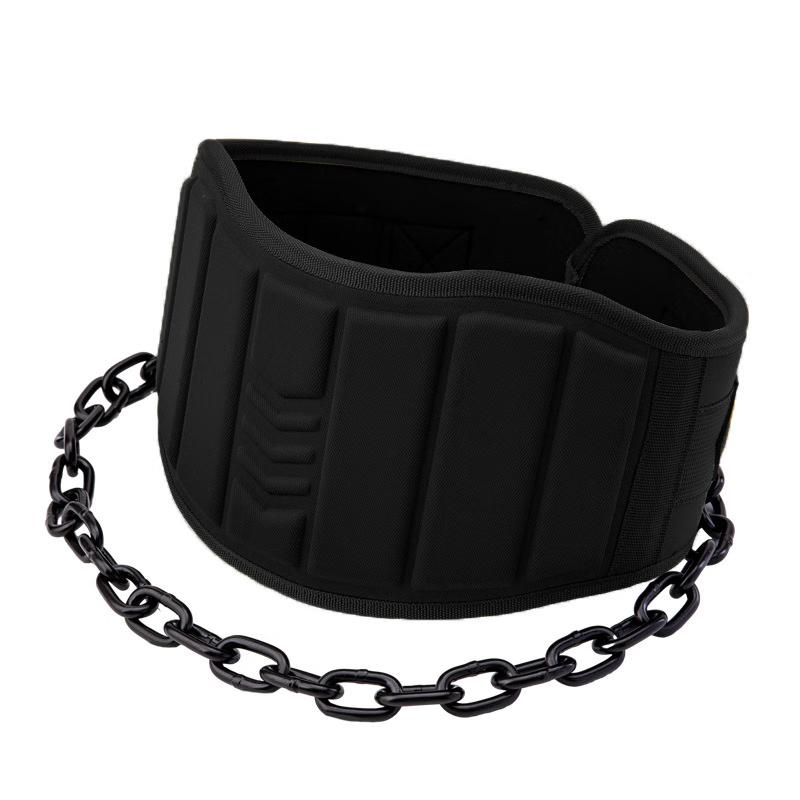 Fitness Weighted Dip Belt with Chain