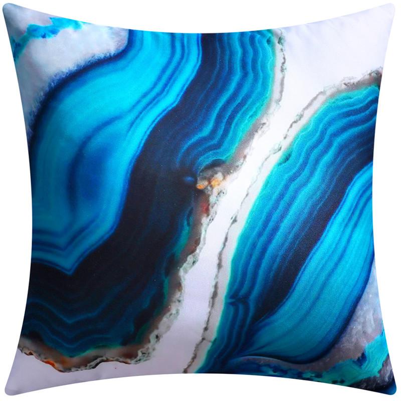 45x45 см Абстрактный дизайн с чернилами в стиле Fluid Art Наволочка для диванной подушки Современный декор гостиной