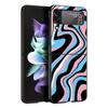 Роскошный подарочный чехол для телефона Samsung Galaxy Z Flip 4 Fold, черный, жесткий чехол для Samsung Z Flip 3 5G, чехол с абстрактной эстетикой