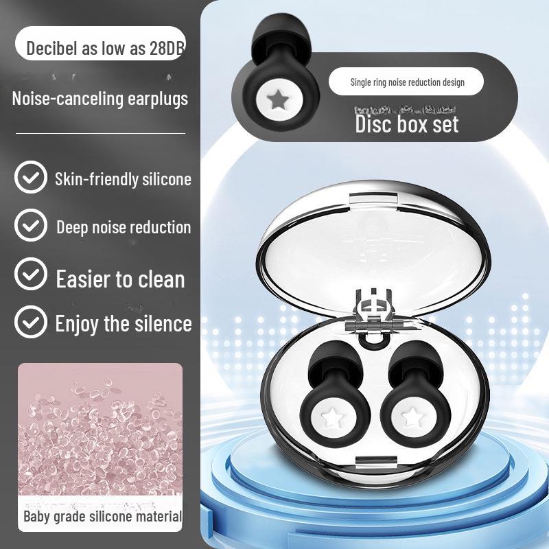 Силиконовые шумоизолирующие беруши: Водонепроницаемый, звуконепроницаемый, идеально подходит для общежитий, работы, мастерских и мест, где не спит храп