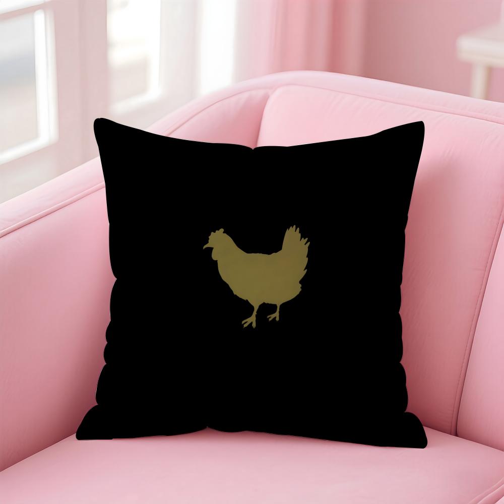 CSGO team logo meme Spirit Falcon Cushion Cover Pillow Case Soft Friendly Fabric Concealed Zipper