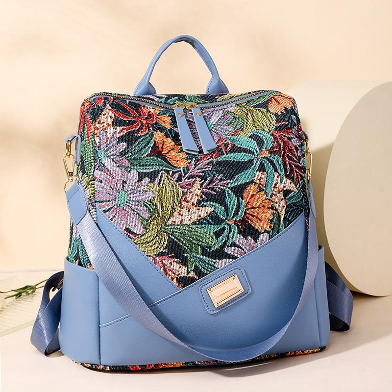 Women's Backpack Large Capacity Printed Travel Backpack