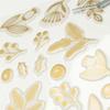 Puffies Stickers - Gold Foliage