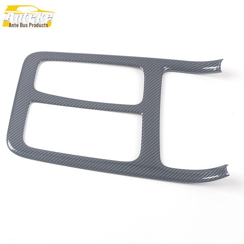 GS8 Gear Shift & Console Decor Frame: Fits 22 Models, Full Coverage Cup Holder & Gear Position Sequin Sticker Accessories