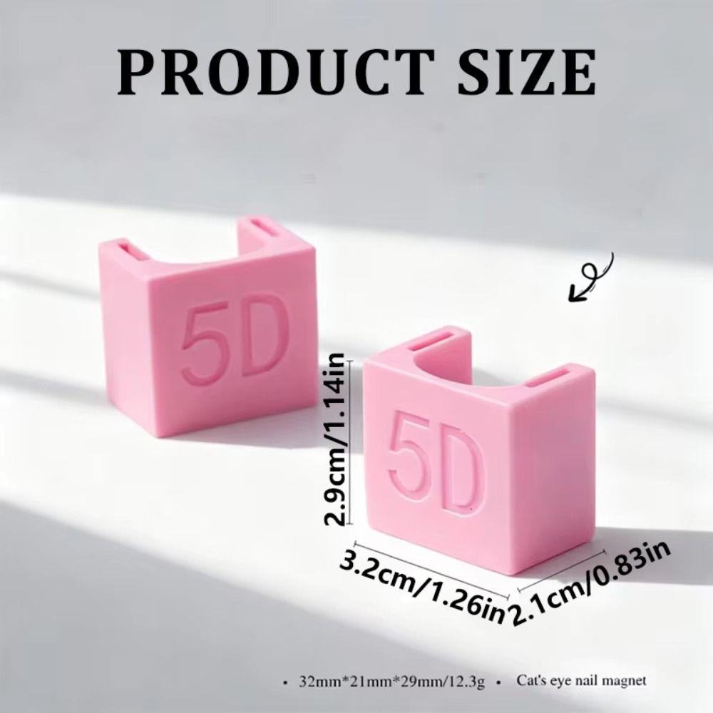 Сильный Магнитный Магнит Кошачий Глаз U-образный Дизайн Автоматический 5D Инструмент для DIY Маникюра Создание Французского Маникюра