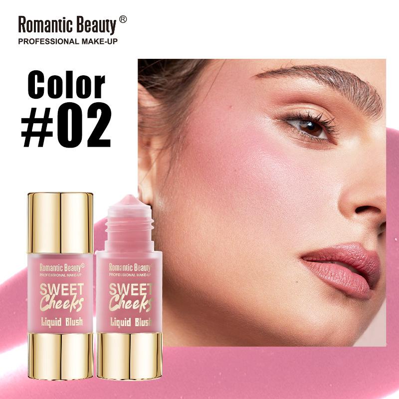 Liquid Blush Multi-Color Matte Blush Liquid Long-Lasting Easy to Color Makeup Pink Brightening Natural Cosmetics